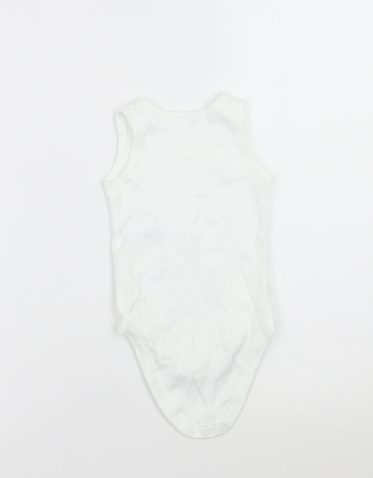 Marks and Spencer Boys White   Babygrow One-Piece Size 6-9 Months
