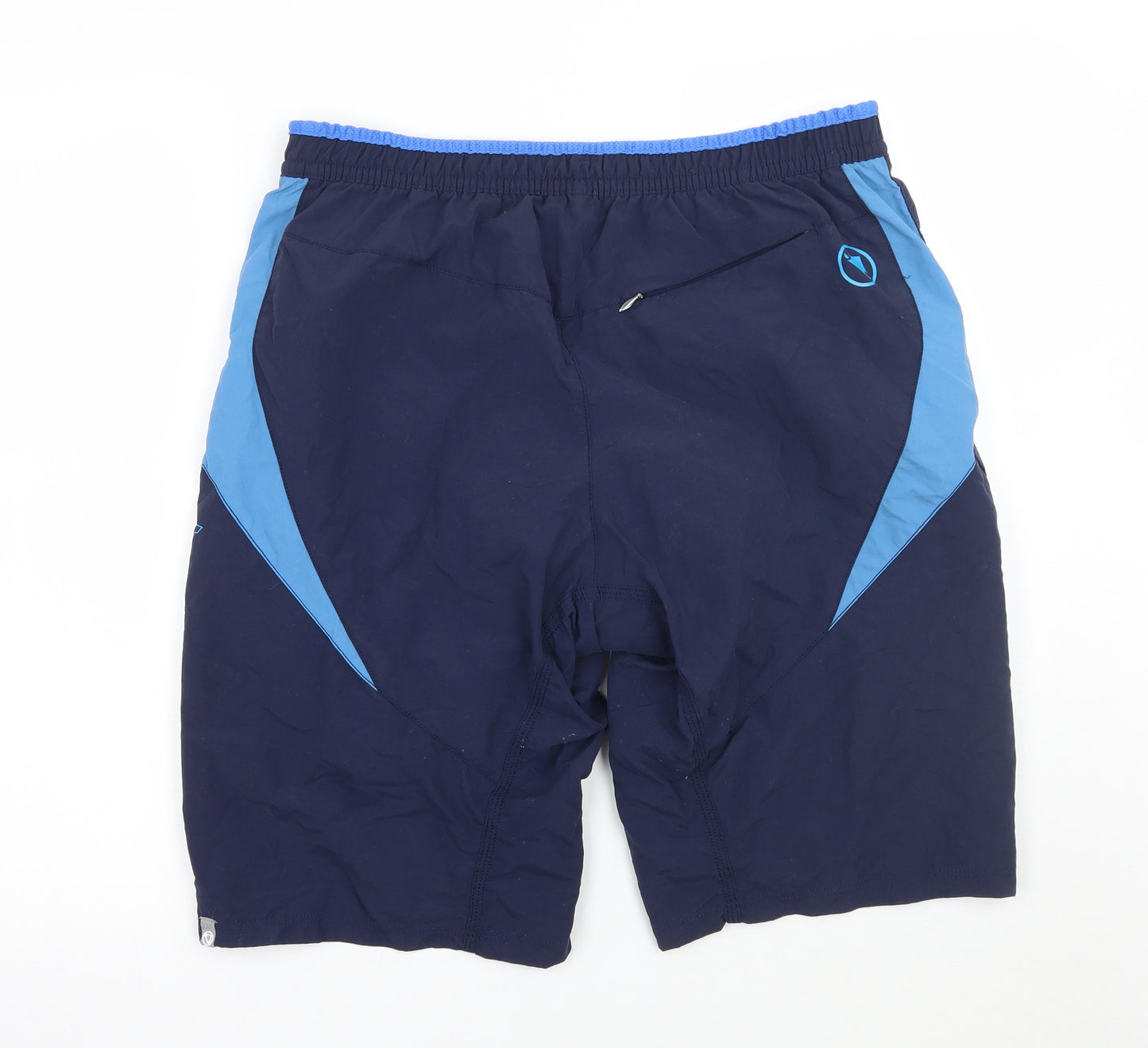 Endura Mens Blue   Biker Shorts Size L - Padding on bottom