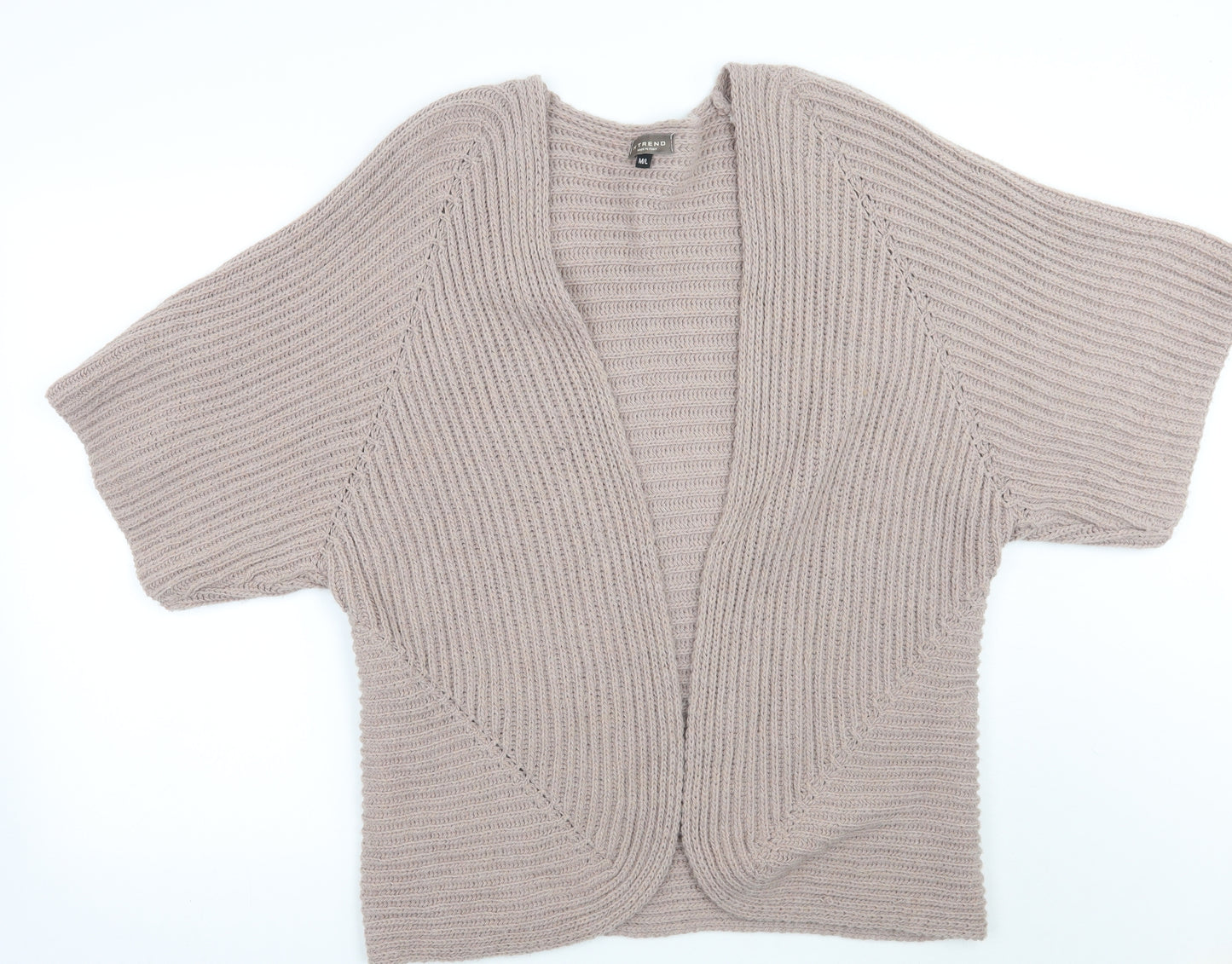 H trend Womens Pink   Cardigan Jumper Size M