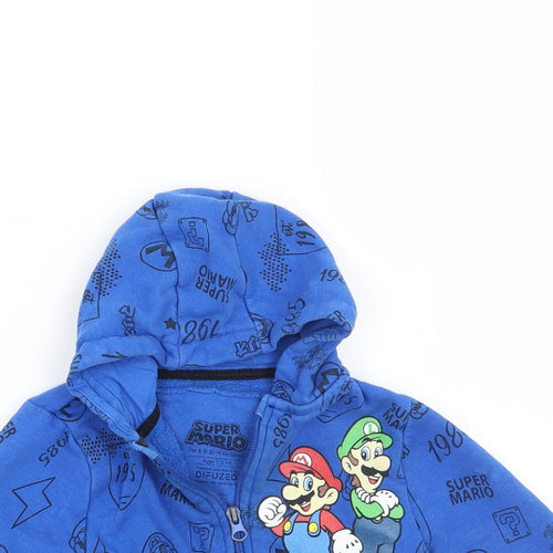 Primark Boys Blue   Jacket  Size 2 Years  - Super Mario