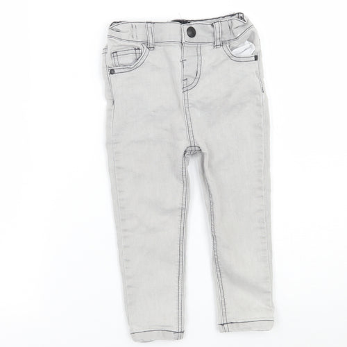 Denim & Co. Baby Grey   Capri Jeans Size 18-24 Months