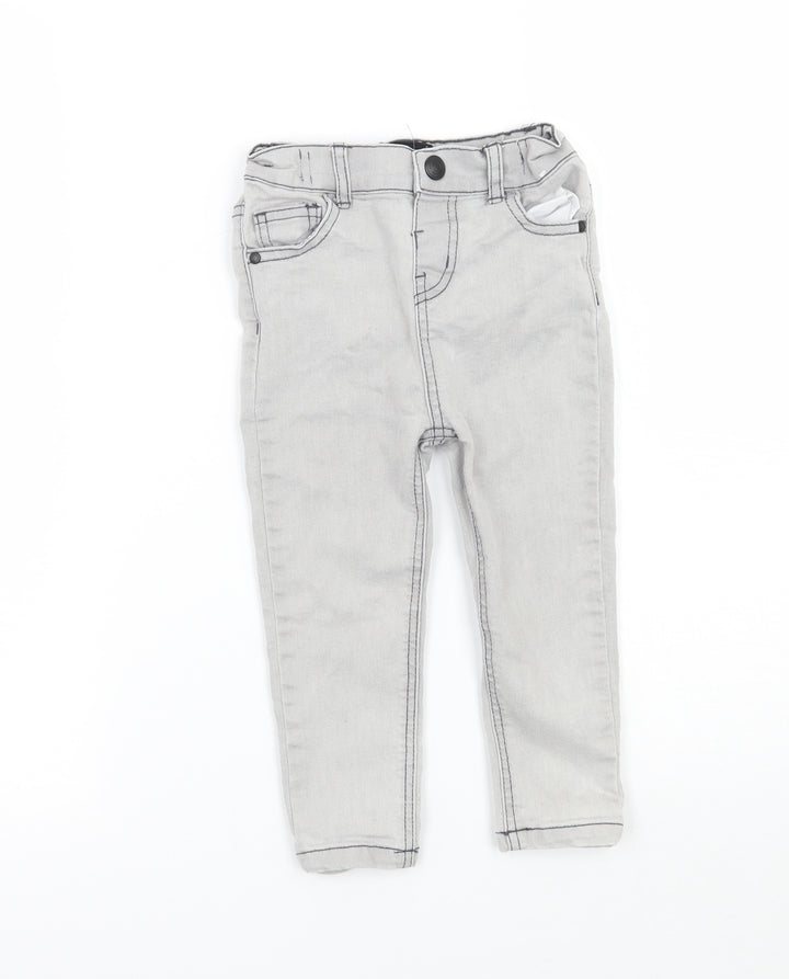 Denim & Co. Baby Grey Capri Jeans Size 18-24 Months