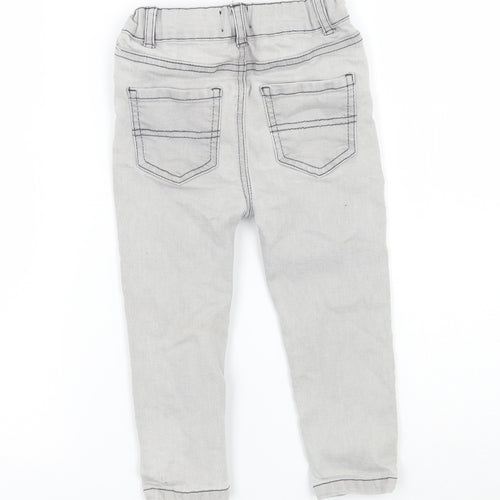 Denim & Co. Baby Grey   Capri Jeans Size 18-24 Months