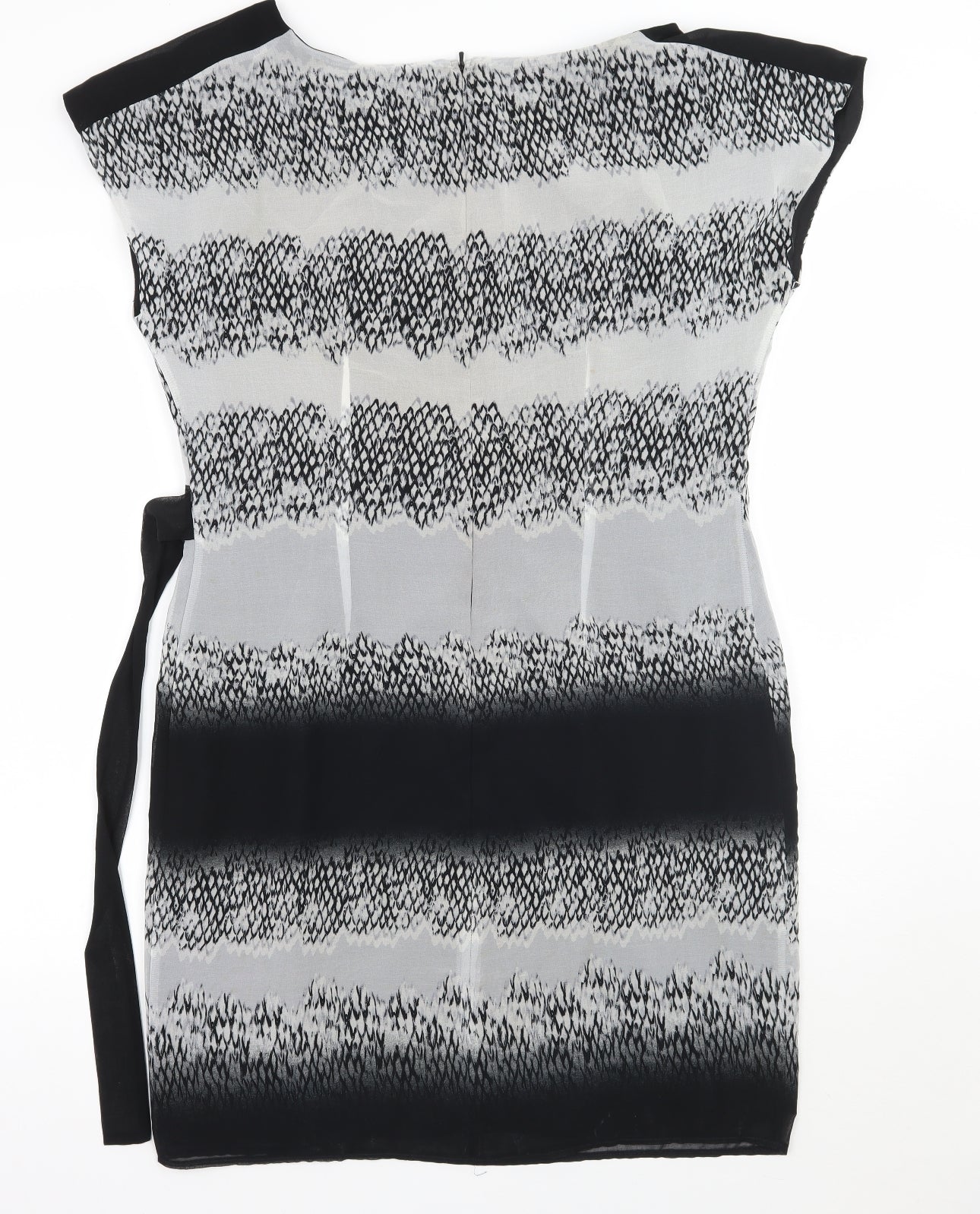 Per Una Womens Black Animal Print  A-Line  Size 14
