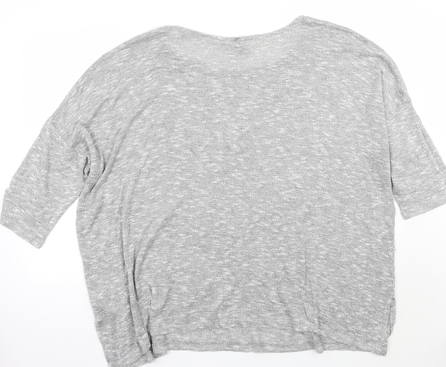 Yours Womens Grey   Pullover Jumper Size 24