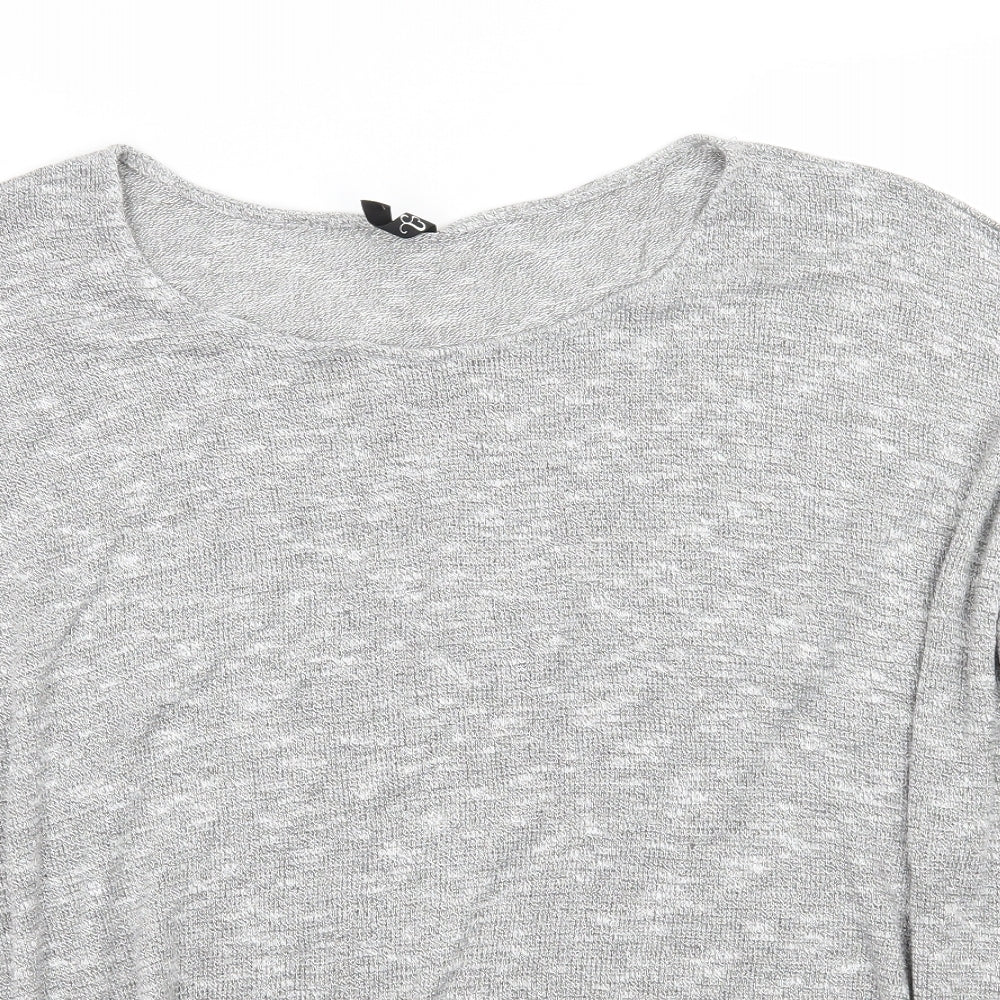Yours Womens Grey   Pullover Jumper Size 24