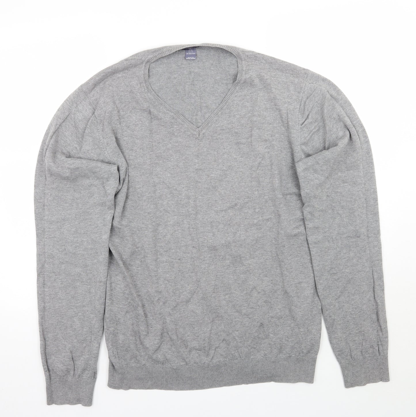 H&M Mens Grey   Pullover Jumper Size XL