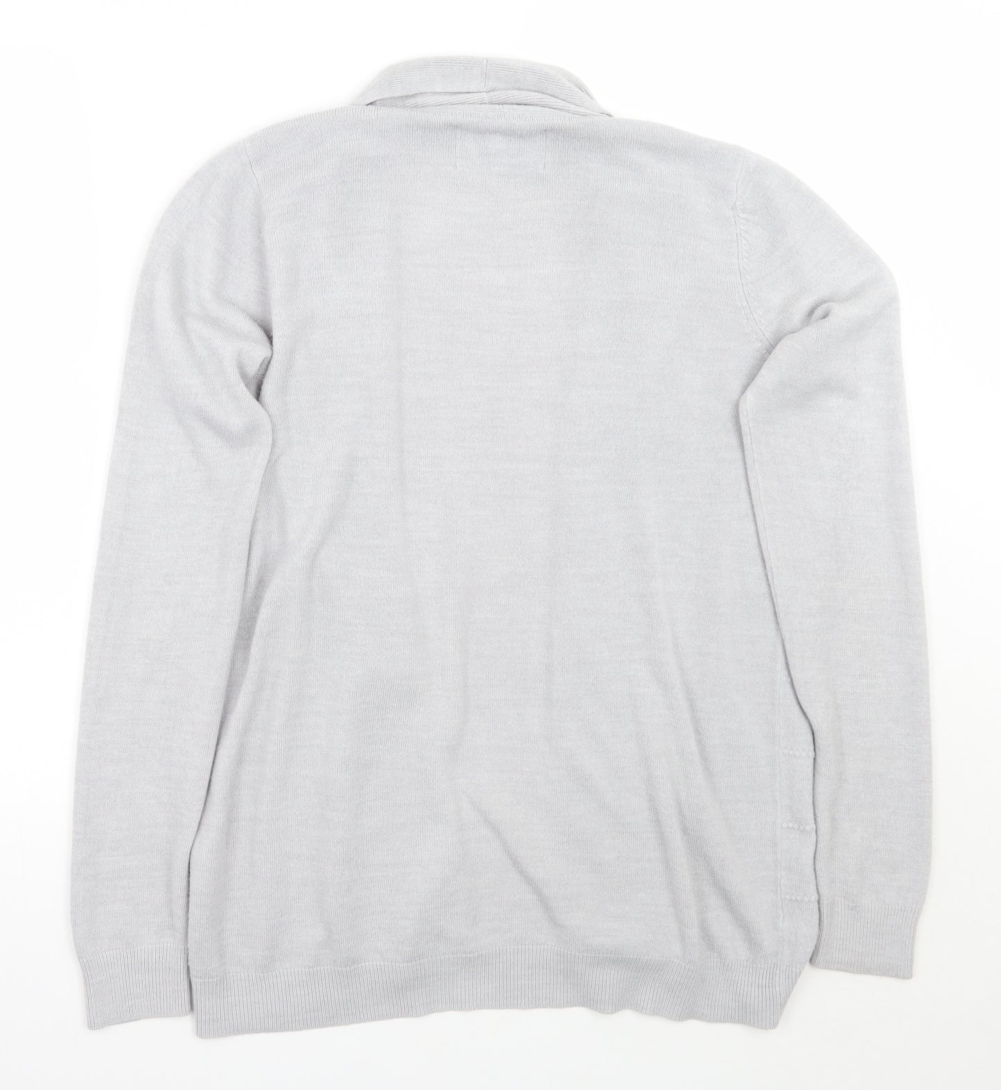 Maine Womens Grey   Cardigan Jumper Size 14