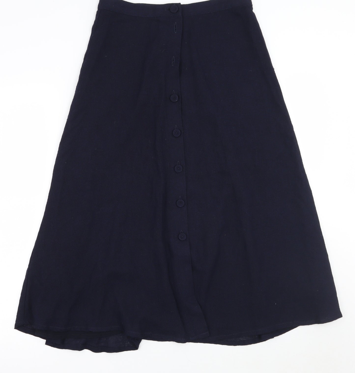 Mango Womens Blue   A-Line Skirt Size S
