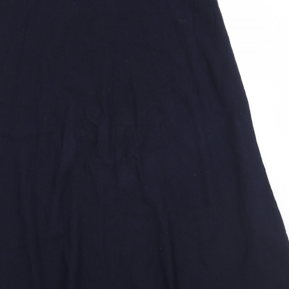 Mango Womens Blue   A-Line Skirt Size S