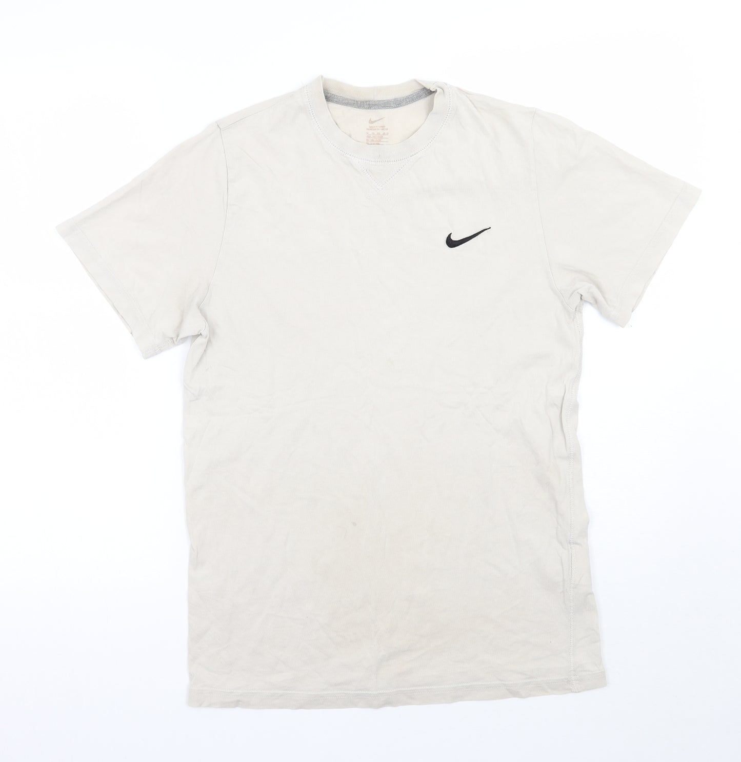 Nike Mens Beige    T-Shirt Size XL