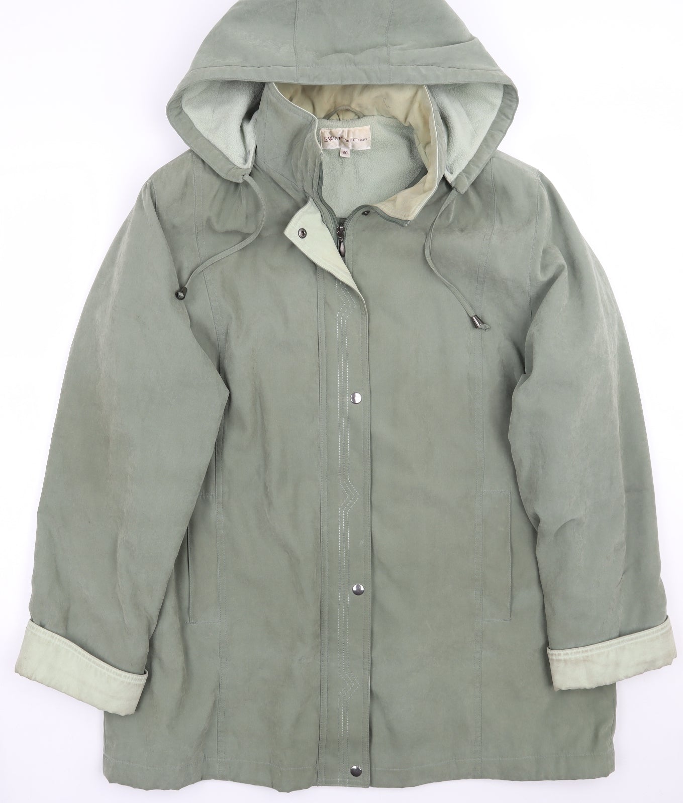 EWM Womens Green   Jacket Coat Size 20