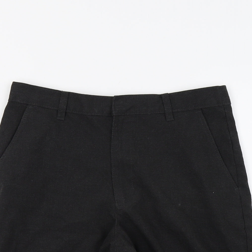M&S Boys Grey   Utility Shorts Size 11-12 Years - School