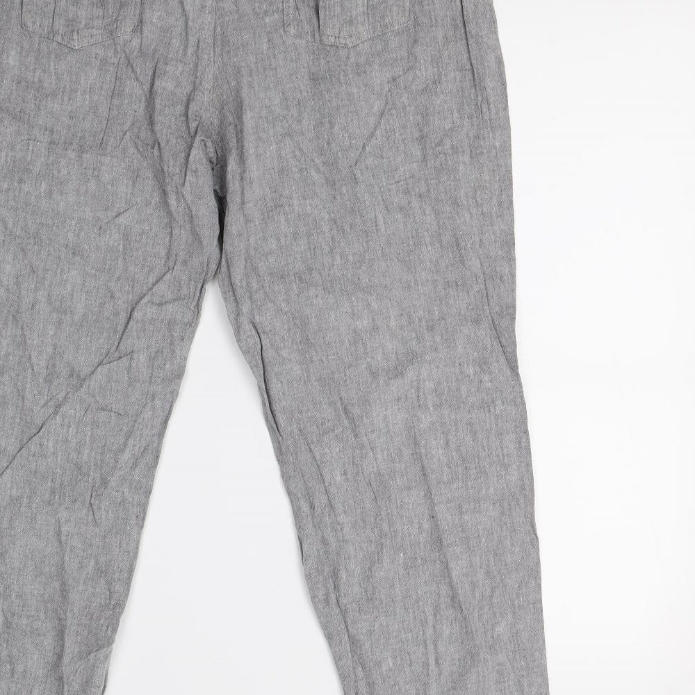 F&F Womens Grey   Trousers  Size 18 L28 in