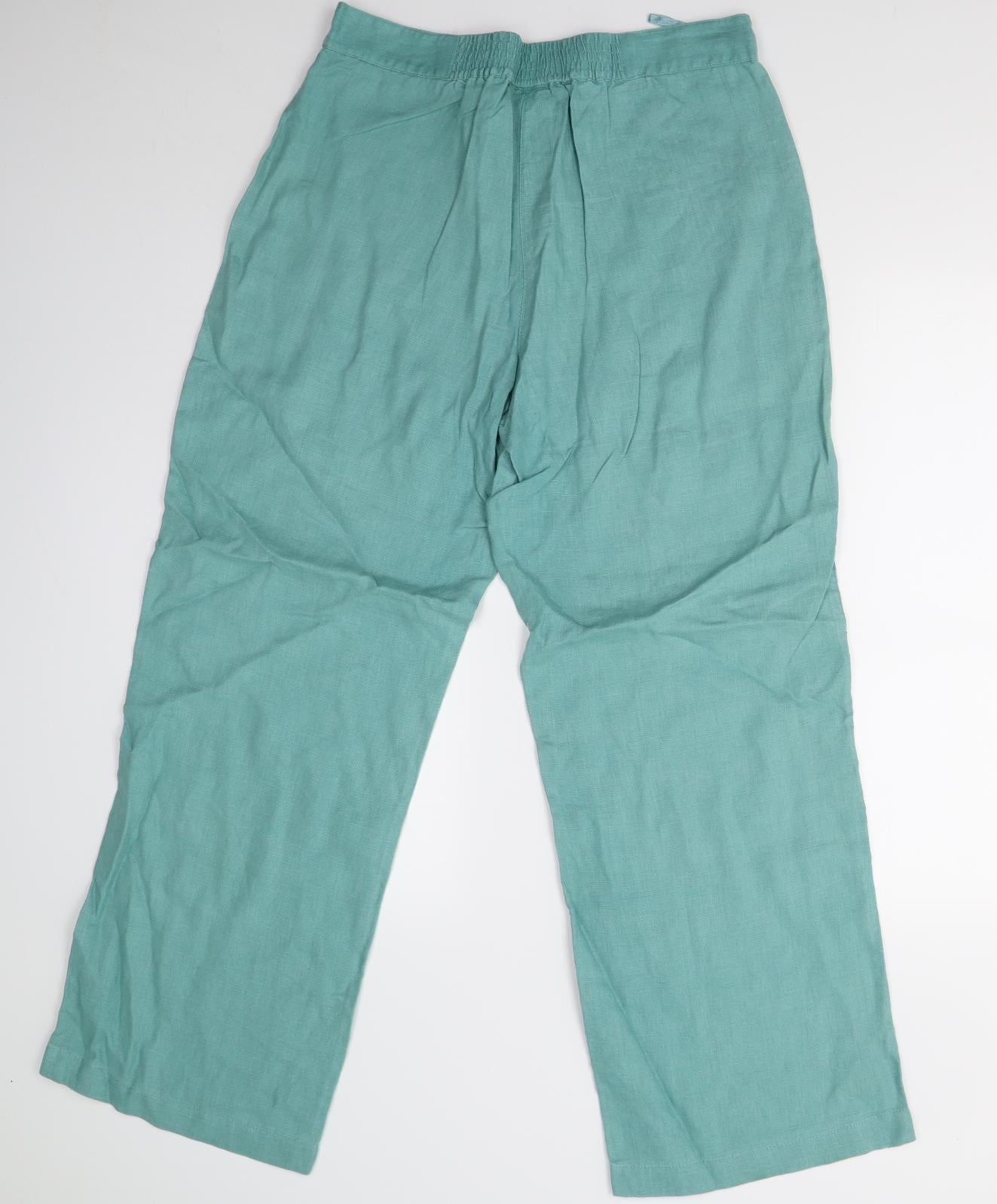 EAST Womens Green   Trousers  Size 14 L30 in