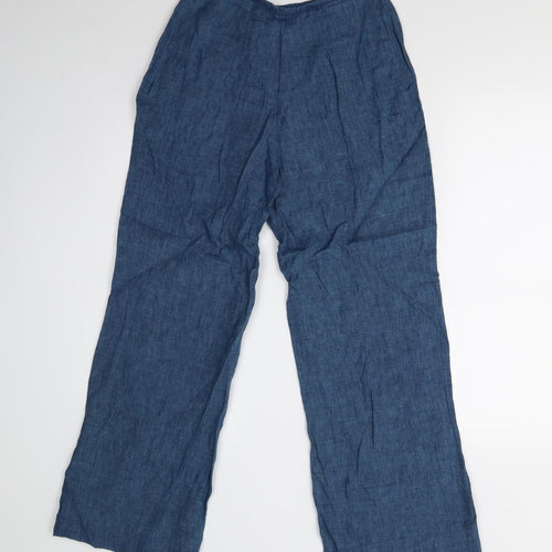 Preworn Womens Blue   Trousers  Size 12 L27 in