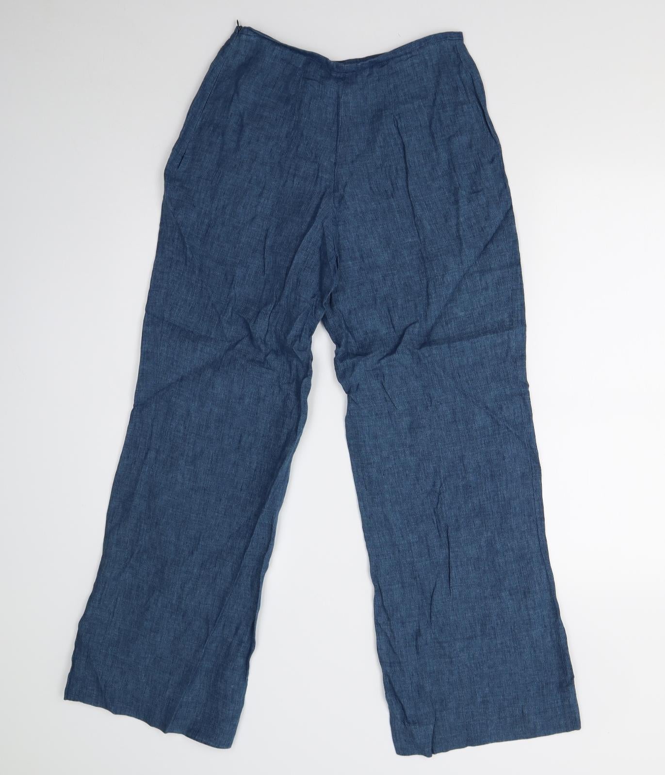 Preworn Womens Blue   Trousers  Size 12 L27 in