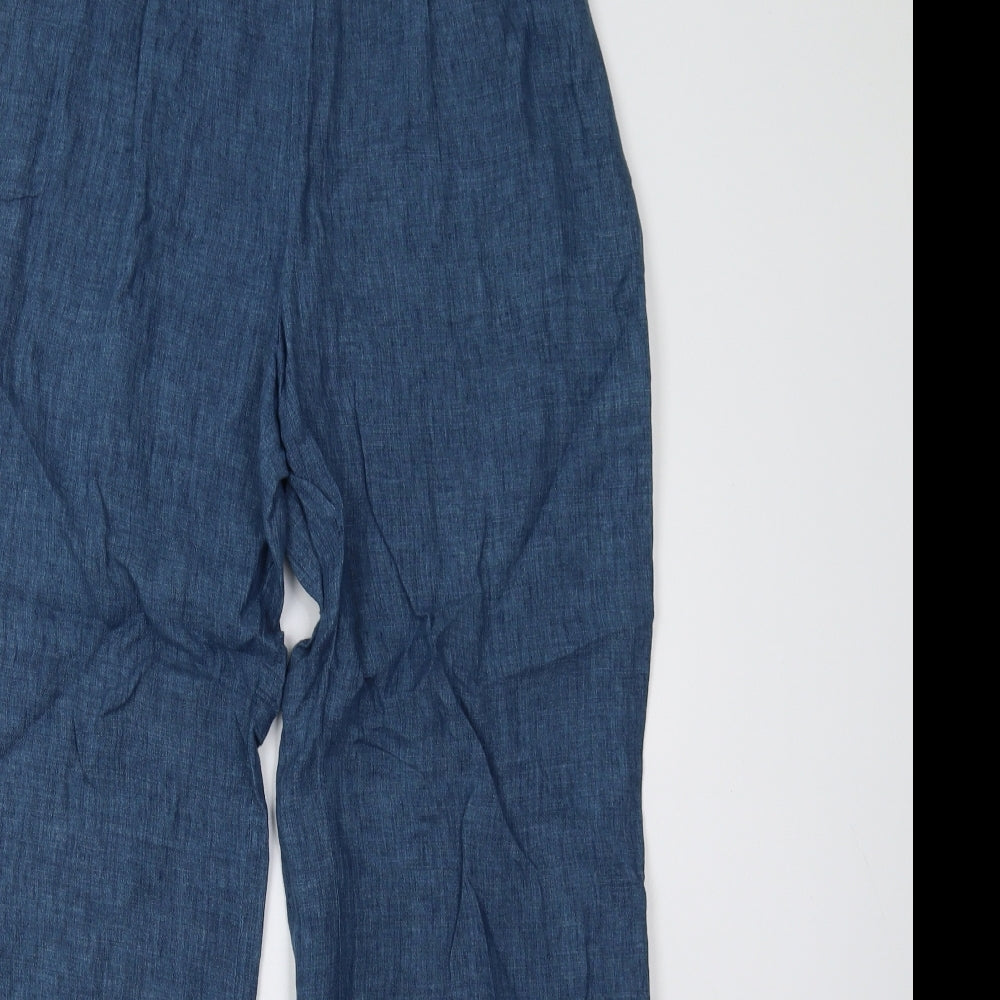 Preworn Womens Blue   Trousers  Size 12 L27 in