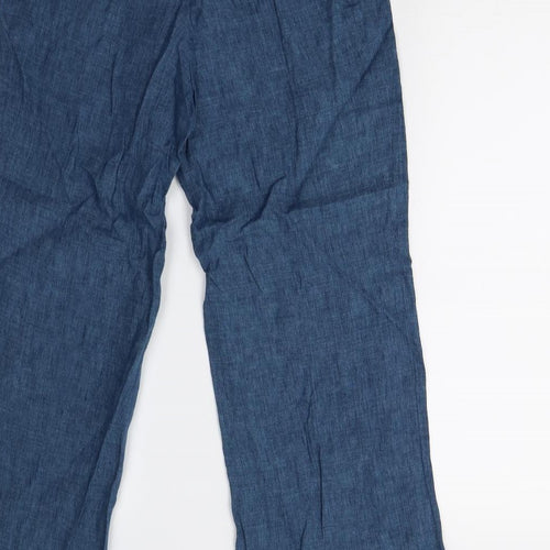 Preworn Womens Blue   Trousers  Size 12 L27 in