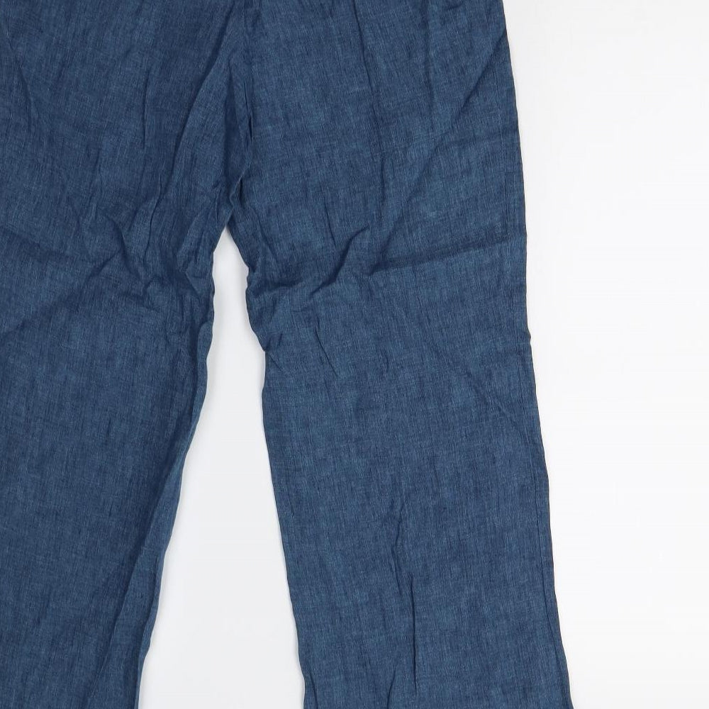 Preworn Womens Blue   Trousers  Size 12 L27 in