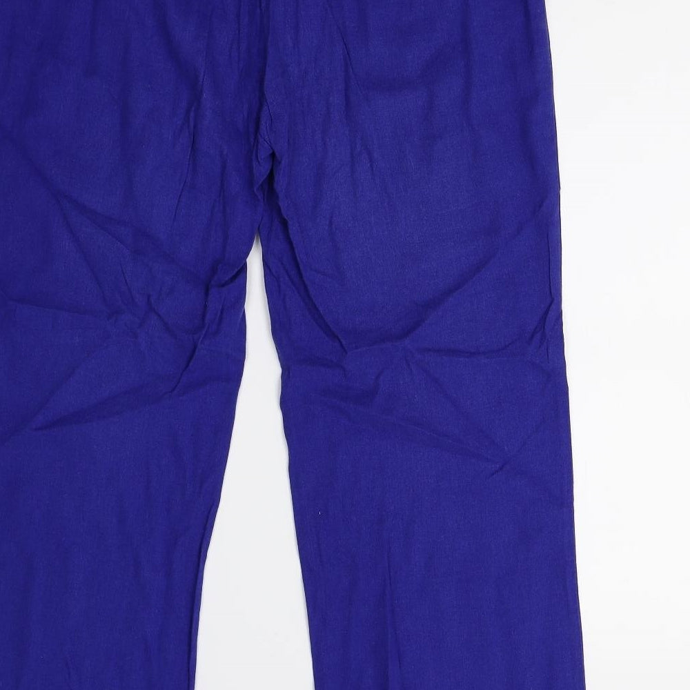Per Una Womens Blue   Trousers  Size 14 L28 in