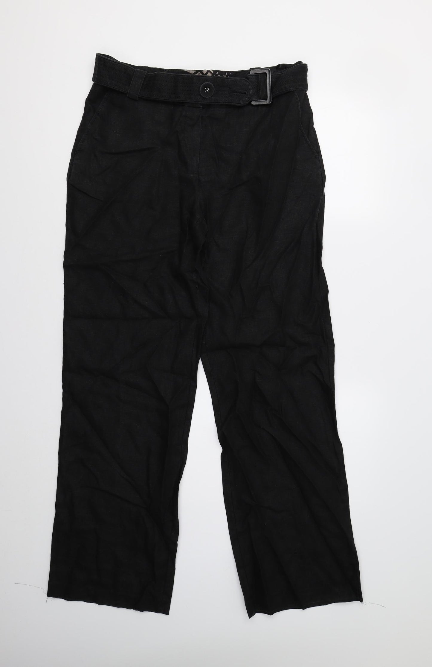 NEXT Womens Black   Trousers  Size 12 L32 in