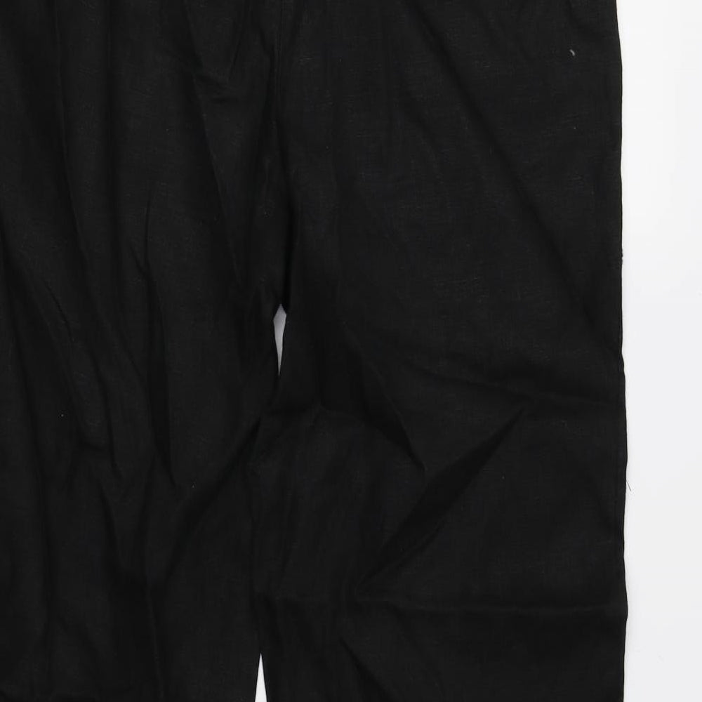 NEXT Womens Black   Trousers  Size 12 L32 in