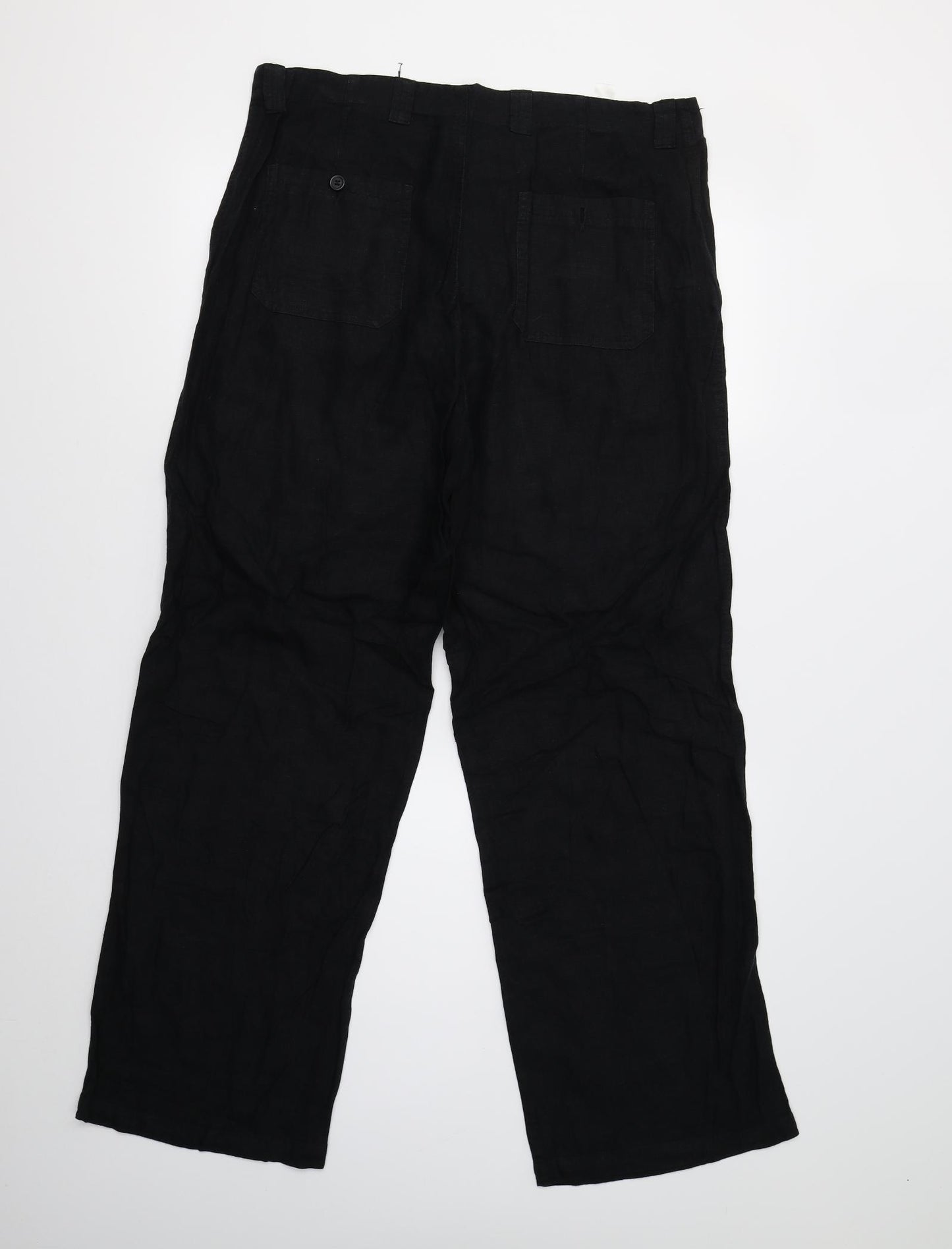 George Womens Black   Trousers  Size 16 L30 in