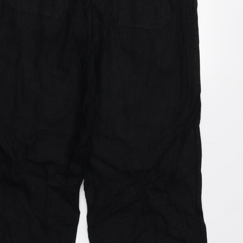 George Womens Black   Trousers  Size 16 L30 in