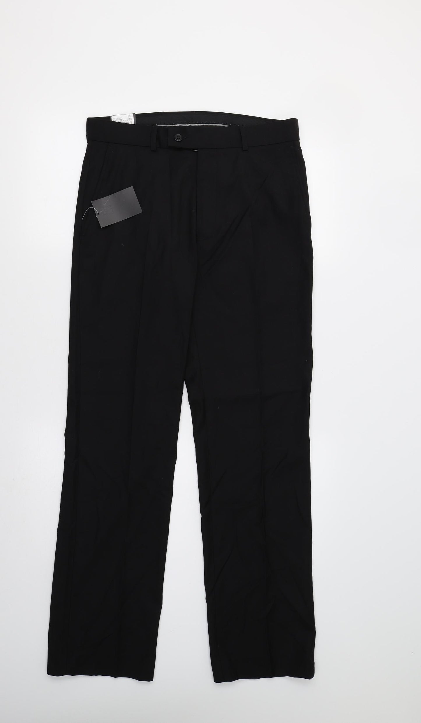 TU Mens Black   Trousers  Size 30 L31 in