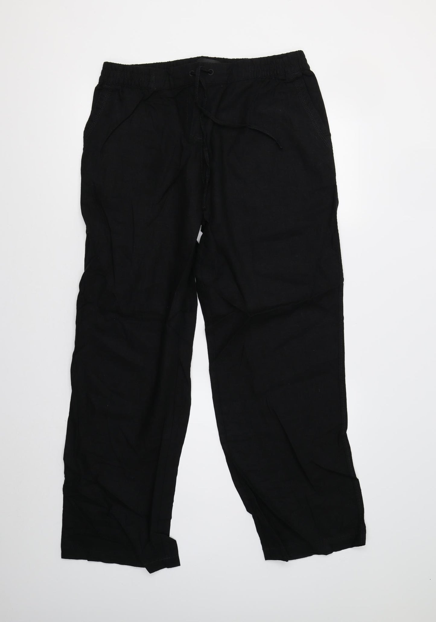 NEXT Womens Black   Trousers  Size 14 L30 in
