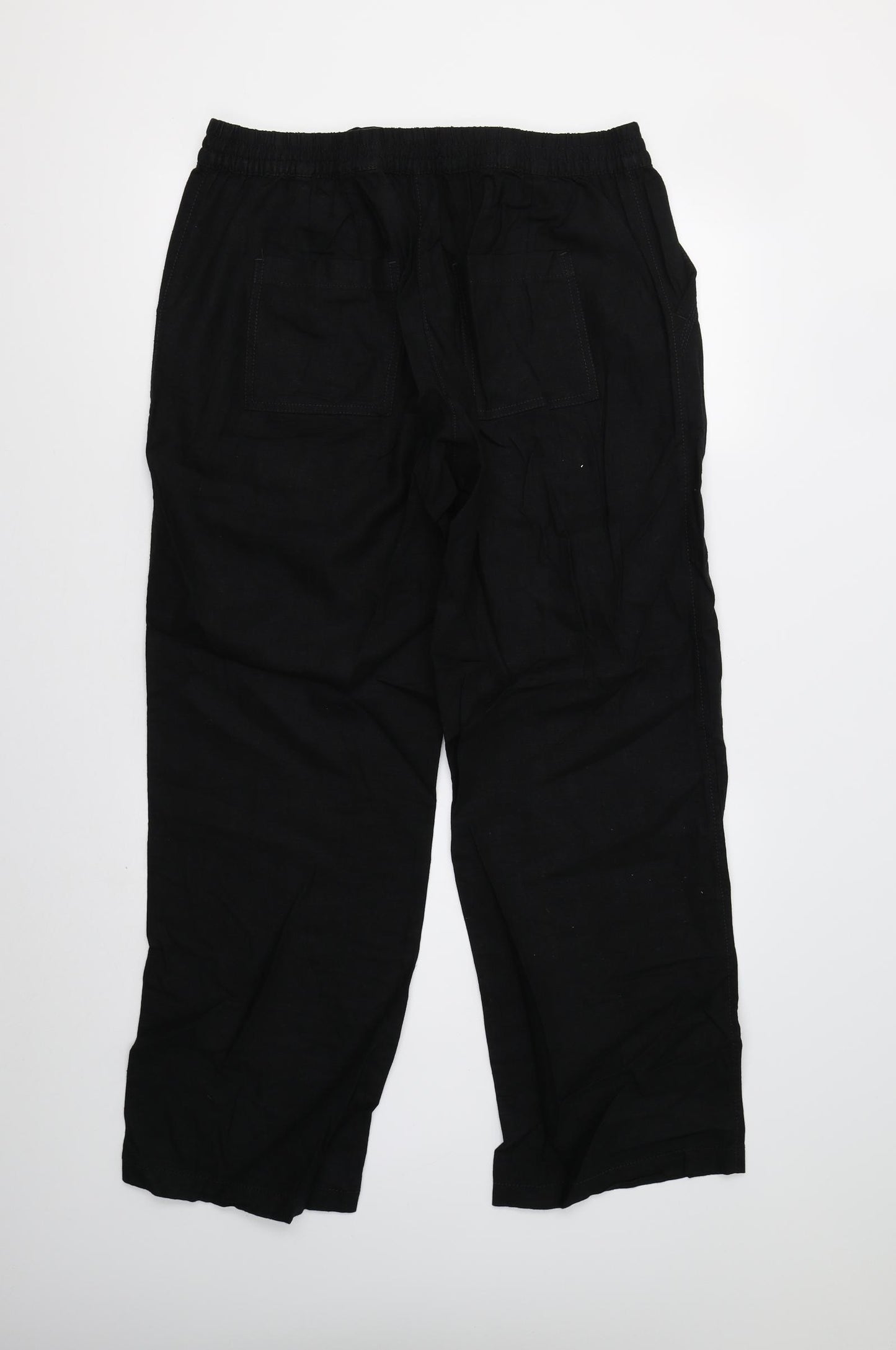 NEXT Womens Black   Trousers  Size 14 L30 in