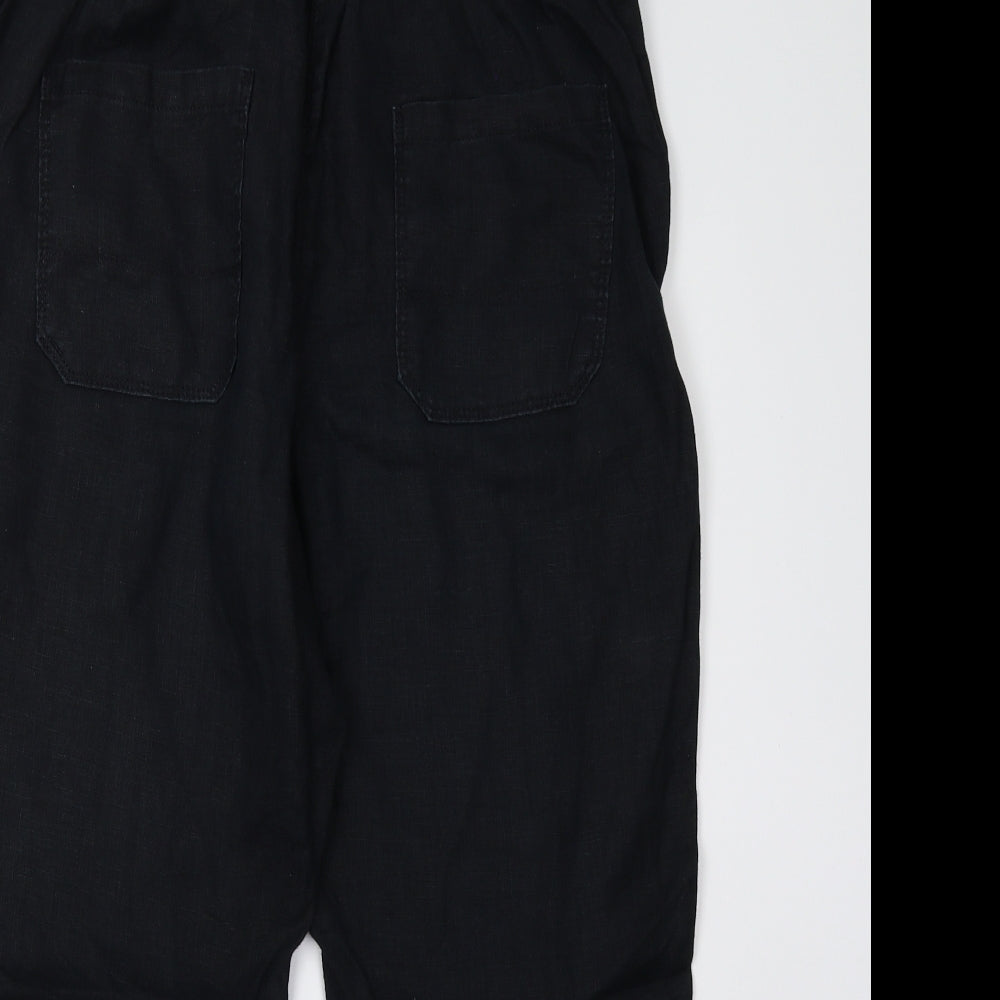 M&S Womens Black   Trousers  Size 16 L26 in
