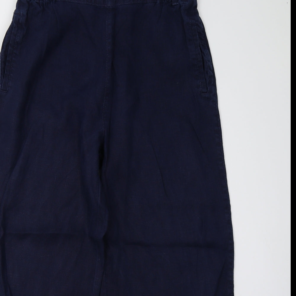 M&S Womens Blue   Trousers  Size 14 L27 in - Short