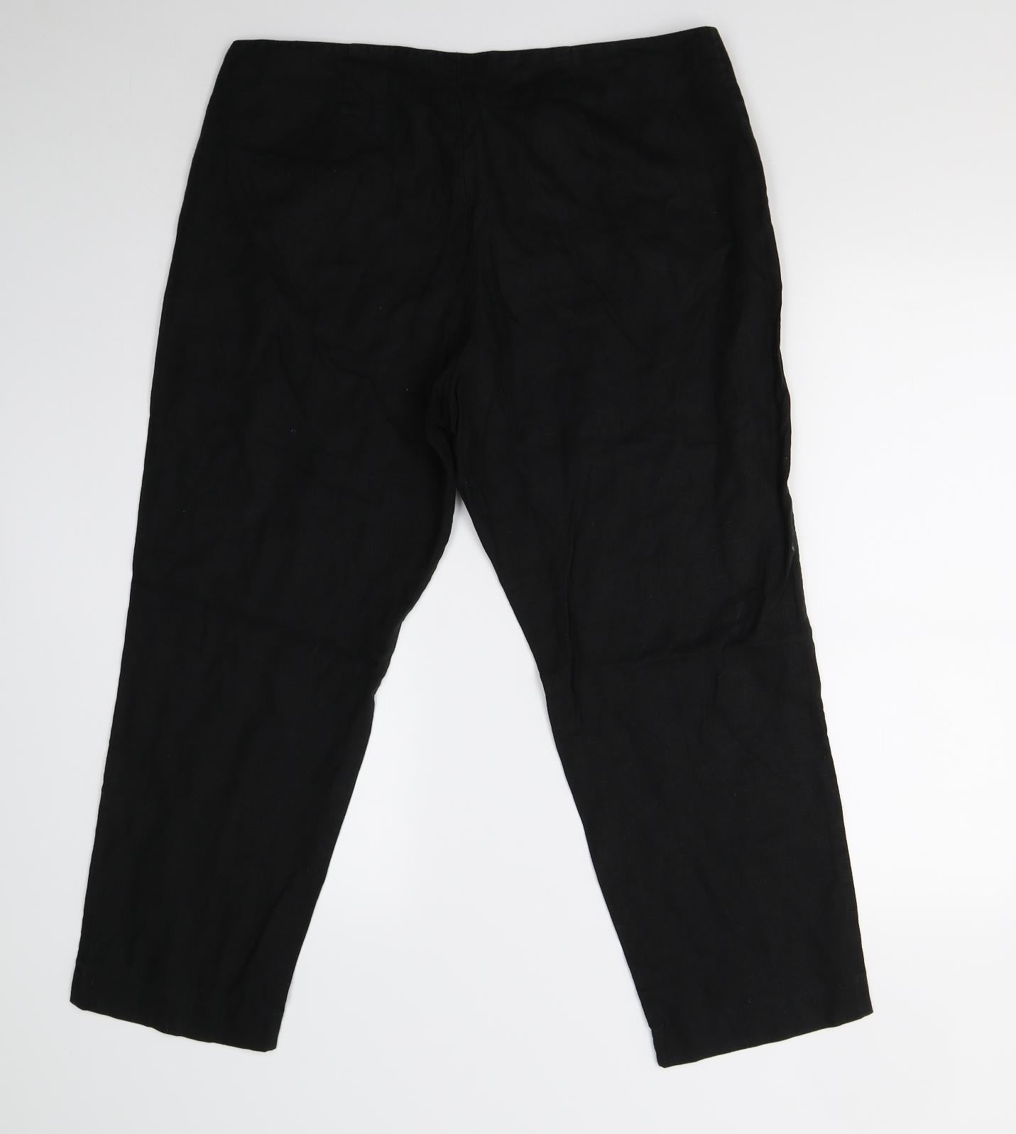 Great plains Womens Black   Trousers  Size 14 L25 in