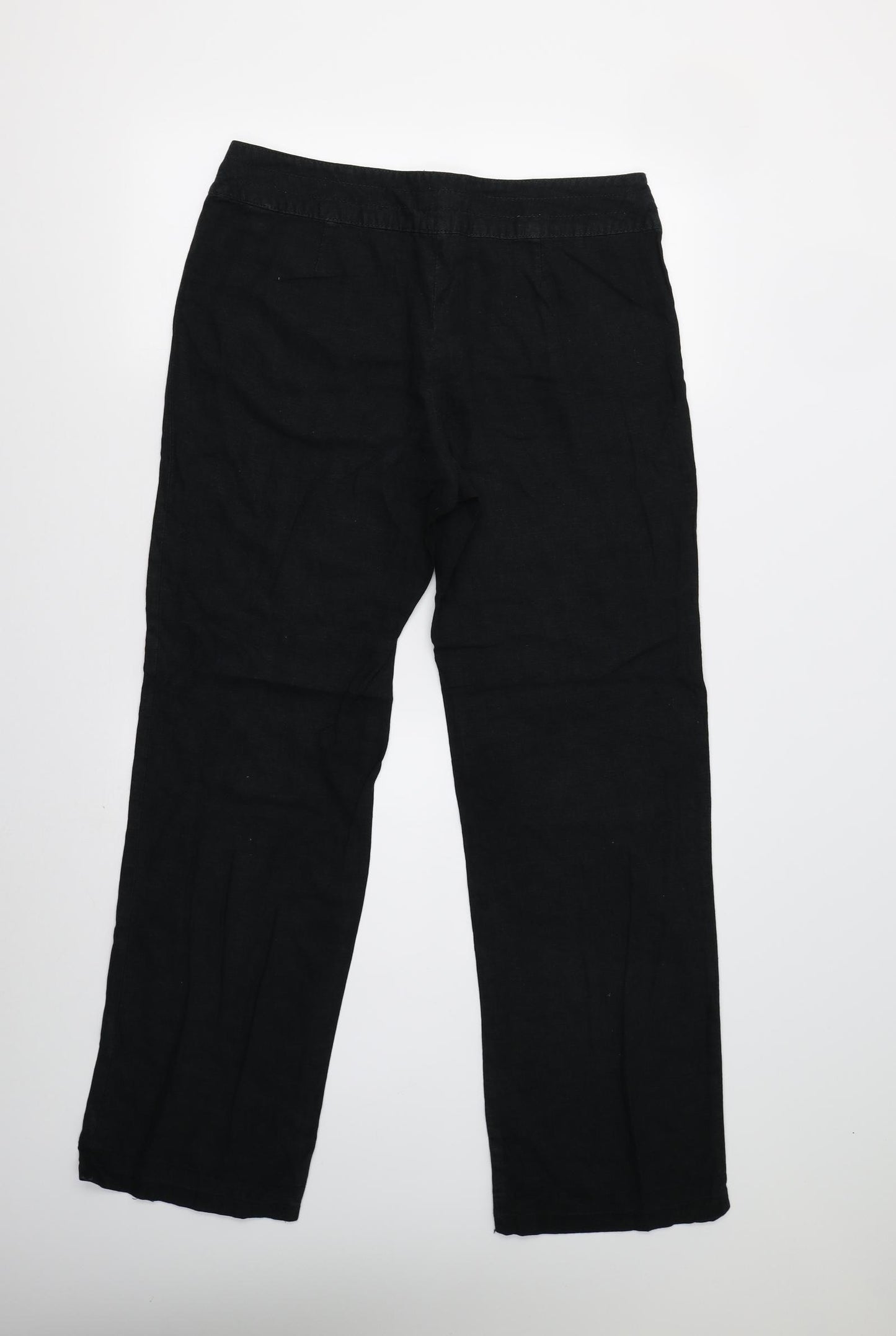 M&S Womens Black   Trousers  Size 14 L32 in