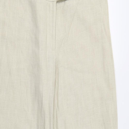 Evie Womens Beige   Trousers  Size 12 L31 in
