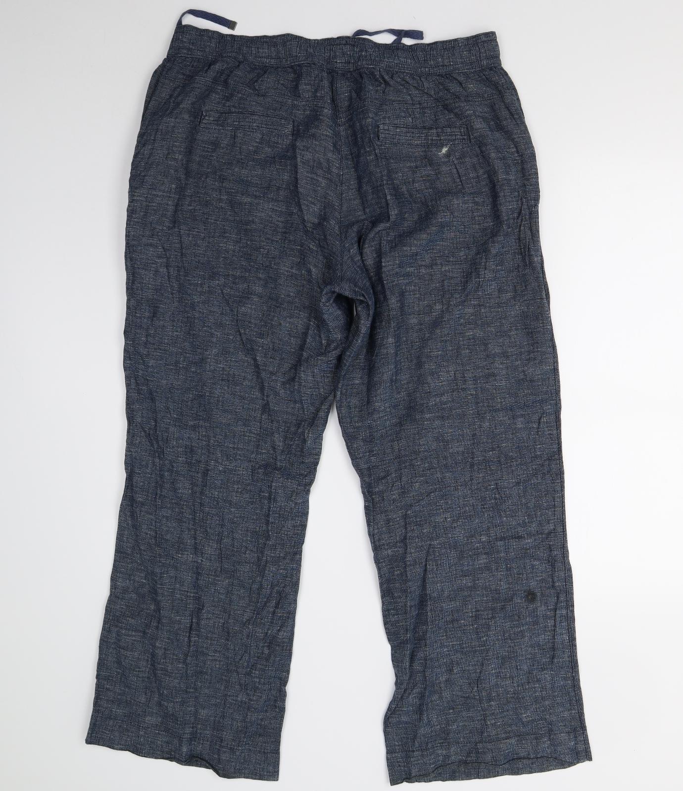`George Womens Blue   Trousers  Size 14 L27 in