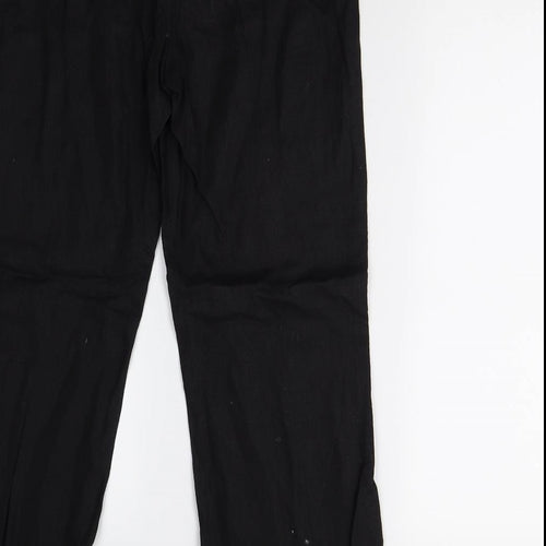 Evie Womens Black   Trousers  Size 12 L28 in