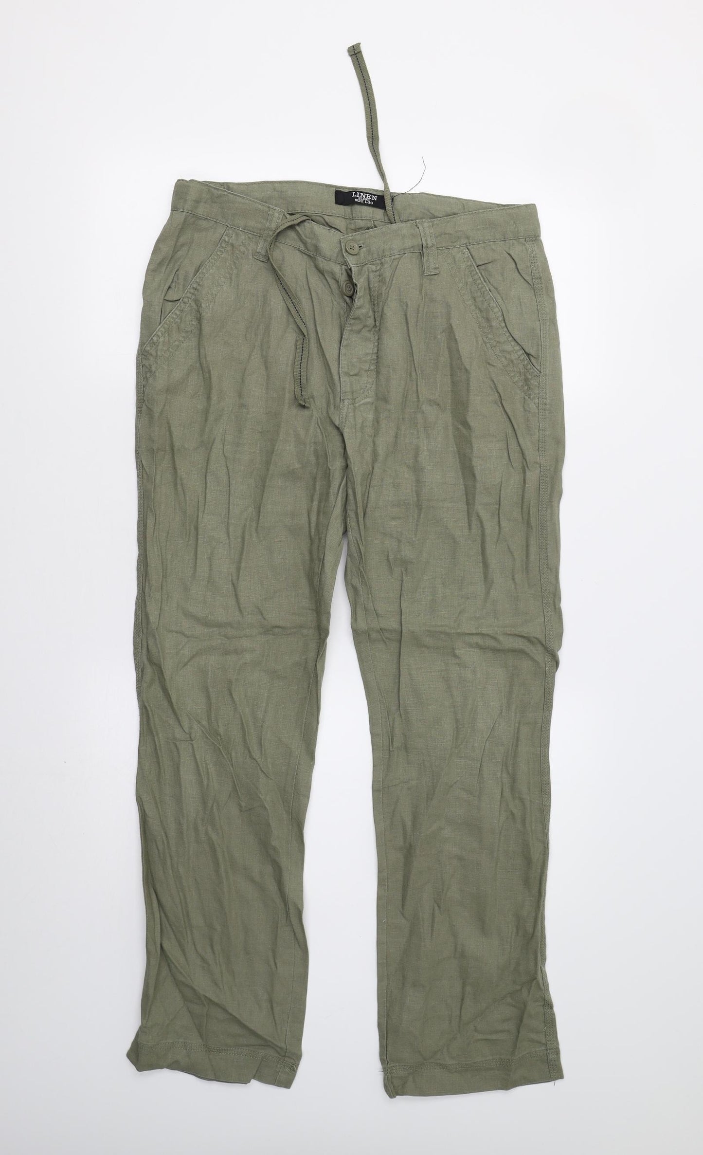 Primark Mens Green   Trousers  Size 32 L30 in