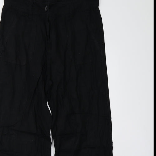 M&S Womens Black   Trousers  Size 12 L27 in - Short