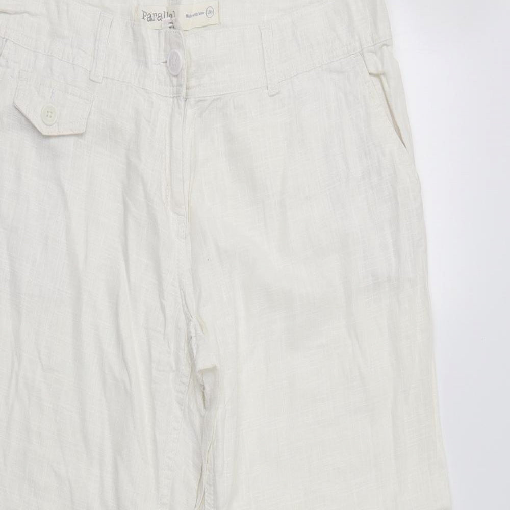 NEXT Womens Ivory   Trousers  Size 16 L29 in