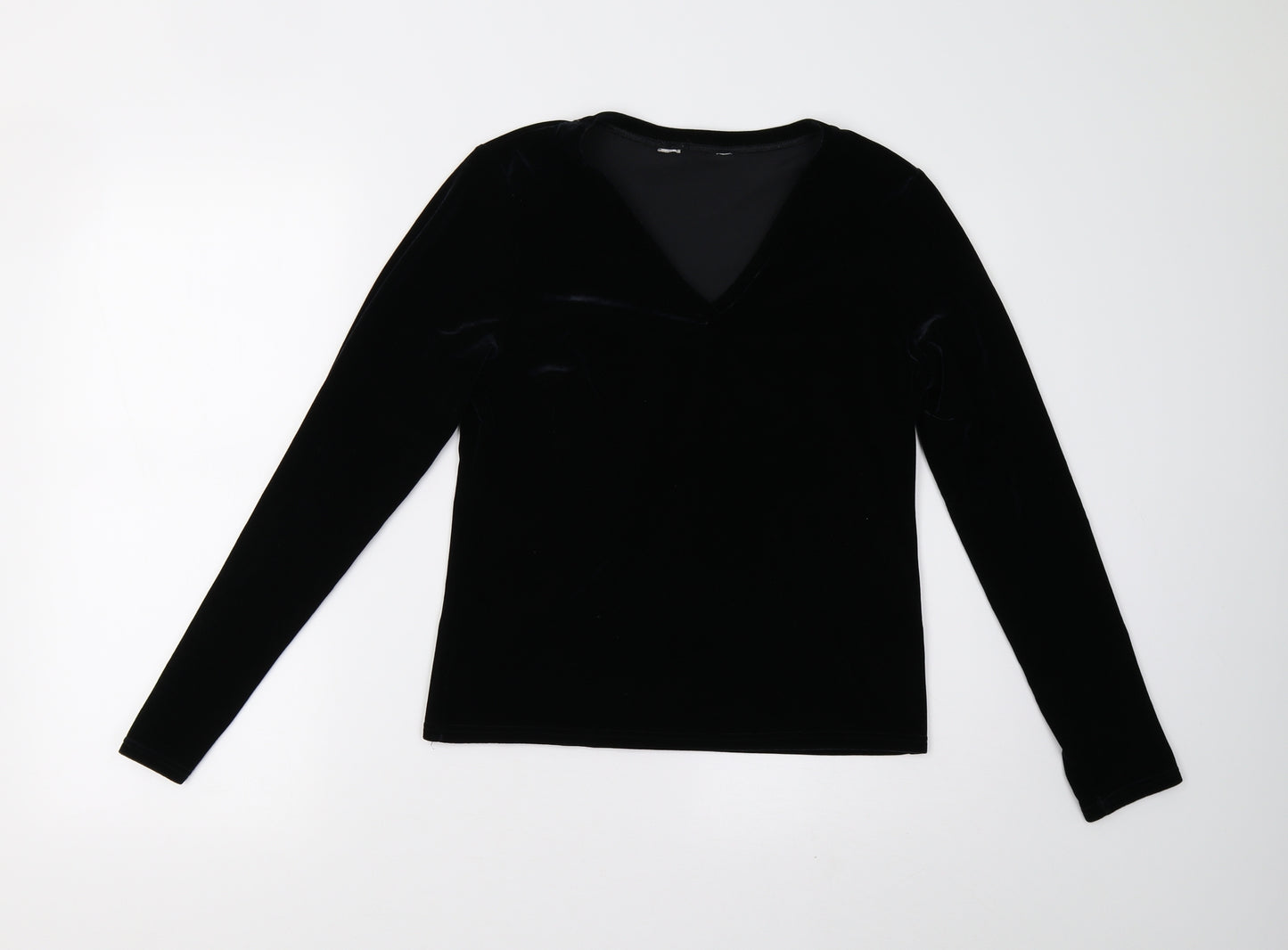 Tesco Womens Blue  Velvet Pullover Jumper Size 12