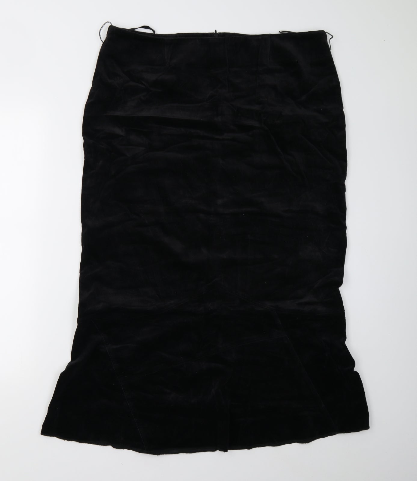 Principles Womens Black  Corduroy Tulip Skirt Size 18