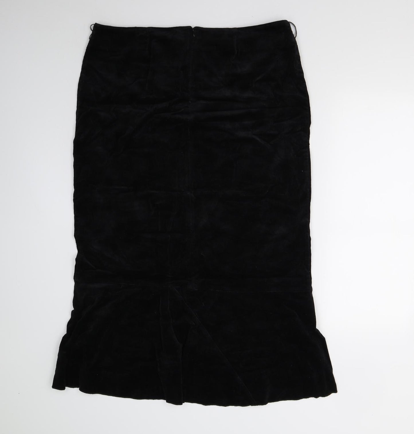 Principles Womens Black  Corduroy Tulip Skirt Size 18