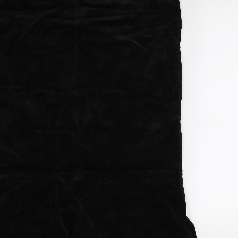 Principles Womens Black  Corduroy Tulip Skirt Size 18
