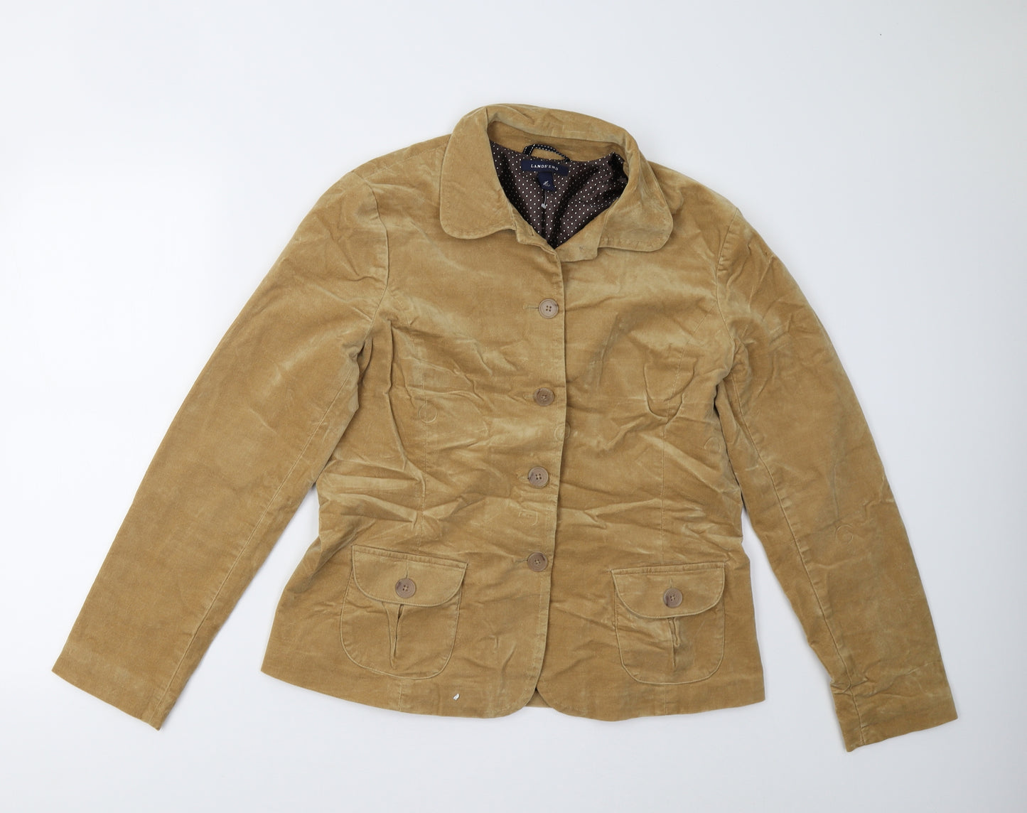 Land's End Womens Beige   Jacket  Size M