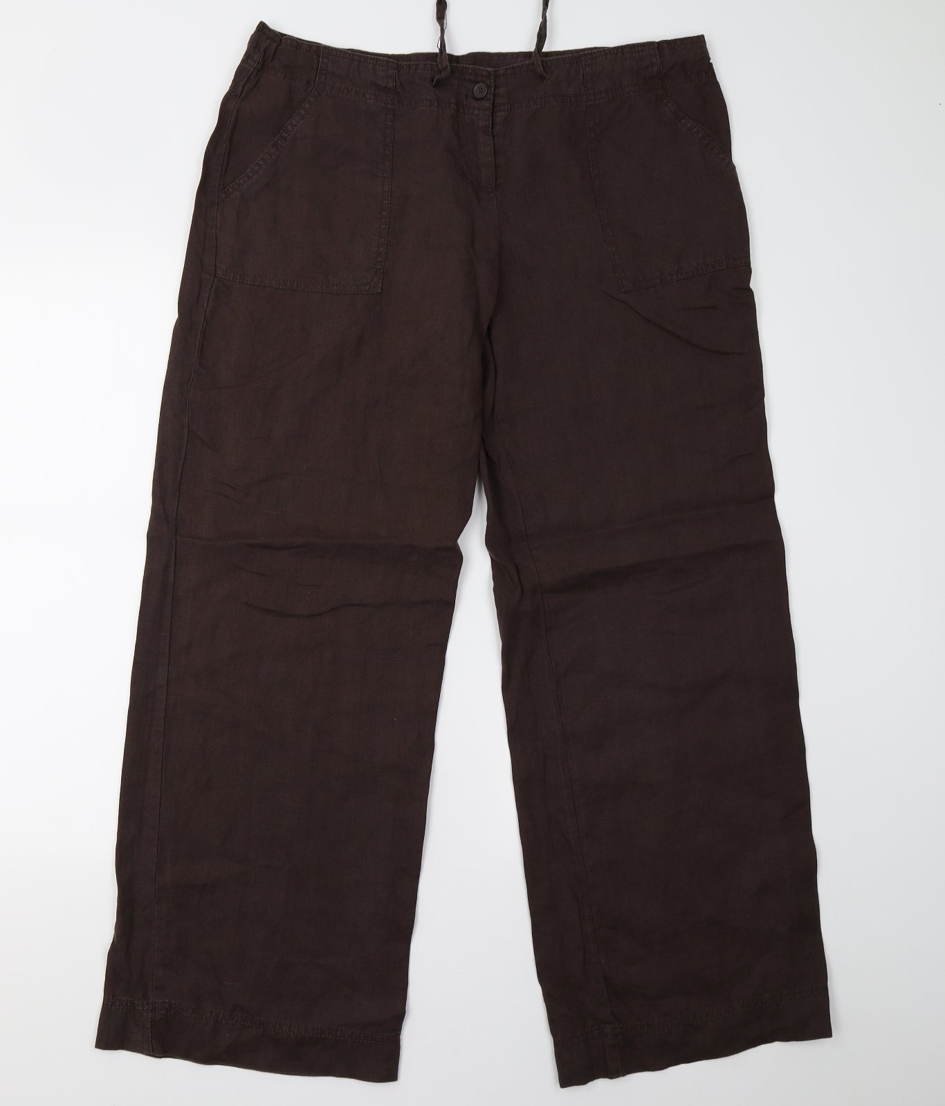 Primark Womens Brown   Trousers  Size 12 L30 in