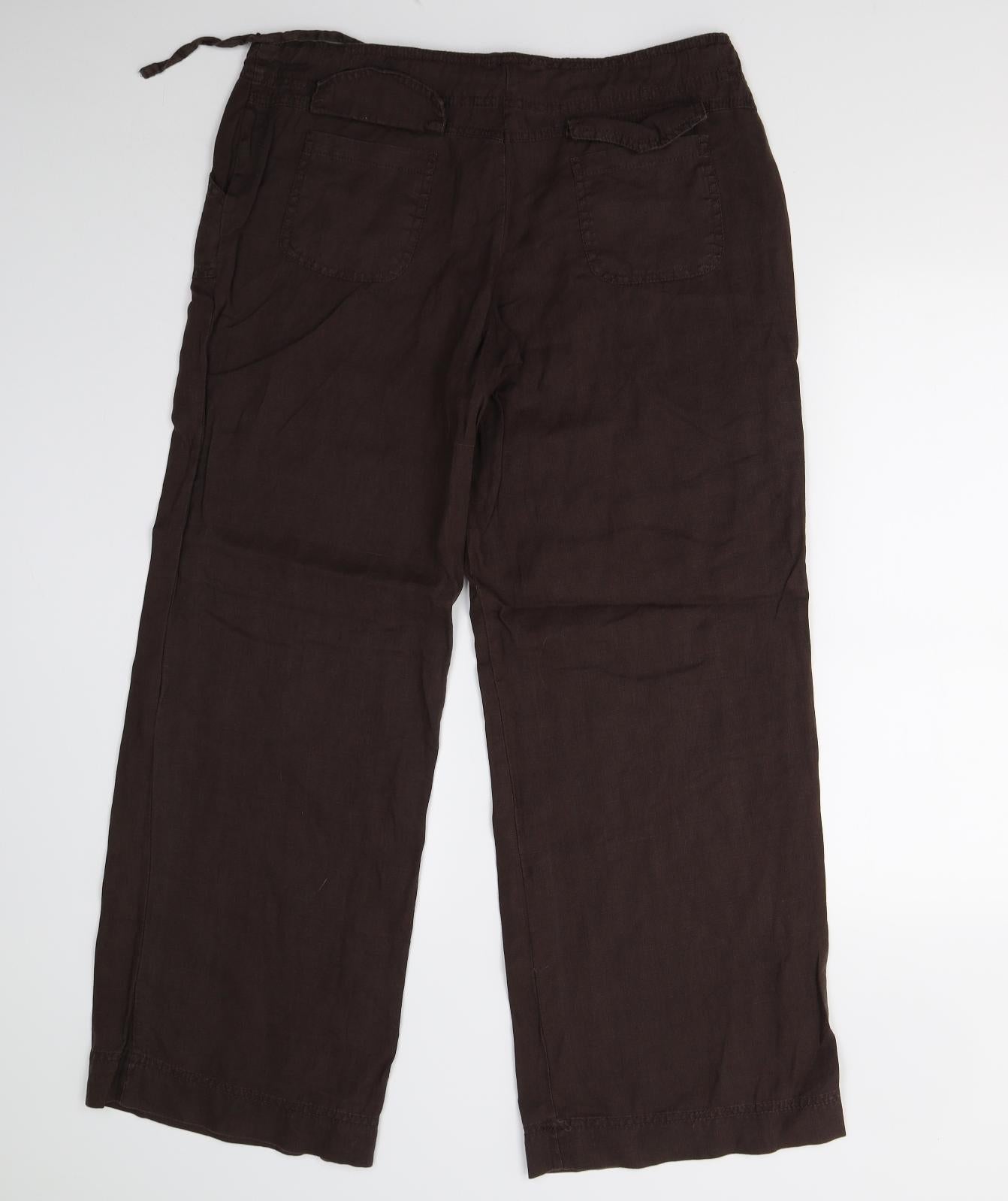 Primark Womens Brown   Trousers  Size 12 L30 in