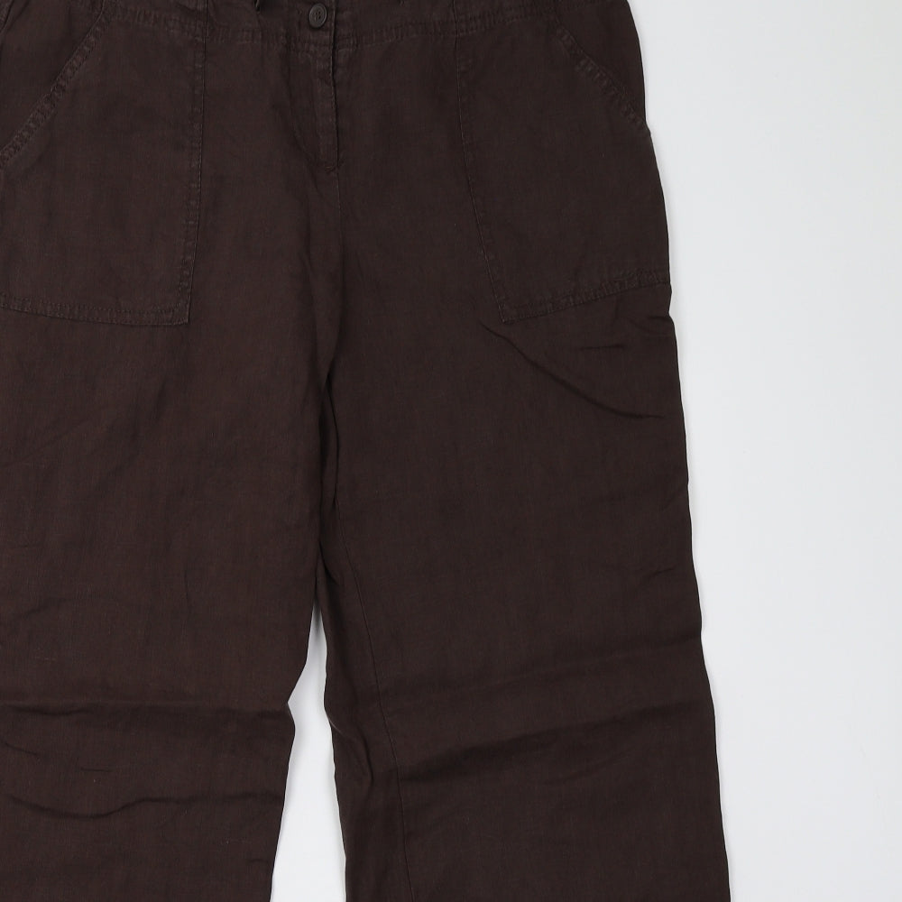 Primark Womens Brown   Trousers  Size 12 L30 in